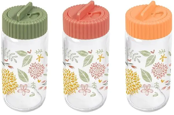 Емкость для специй HEREVIN Spice Jar-Botanic MIX 131077-157 (244мл)