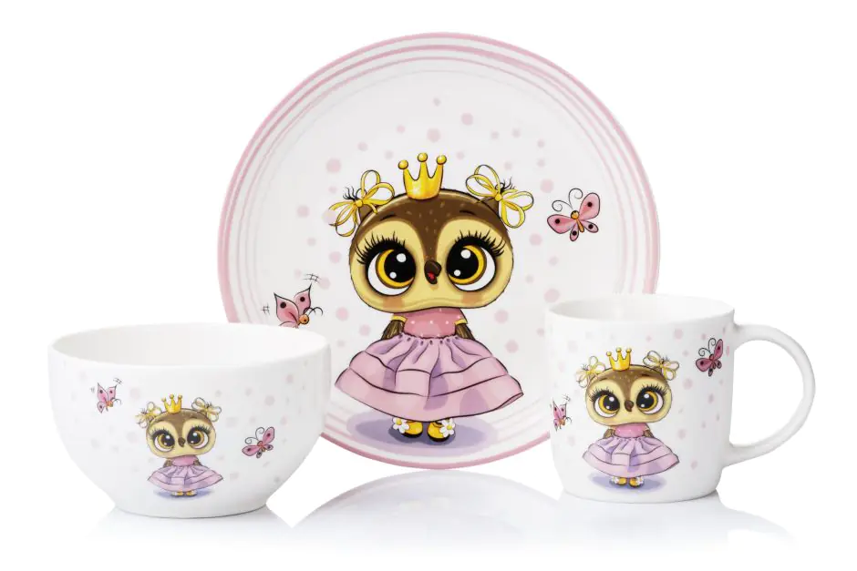 Детская посуда  Ardesto Princess owl AR3453OS 3пр