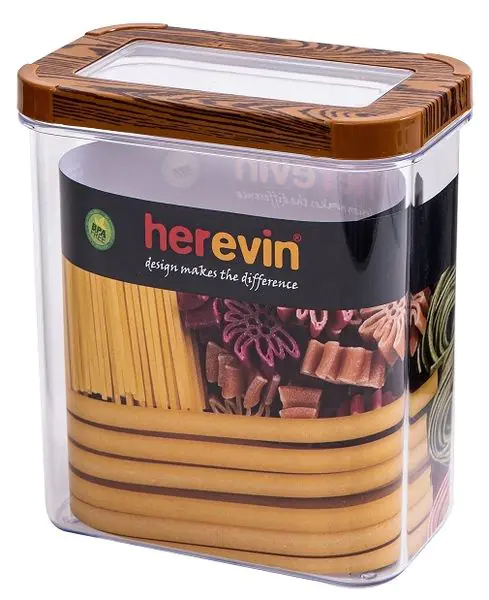 Контейнер HEREVIN WOOD Transparent Lid 161207-003 (1800мл)