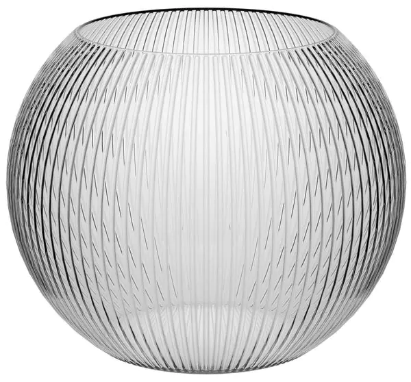 Ваза TRENDGLASS Sphere Stripes 35108 (15.5см)