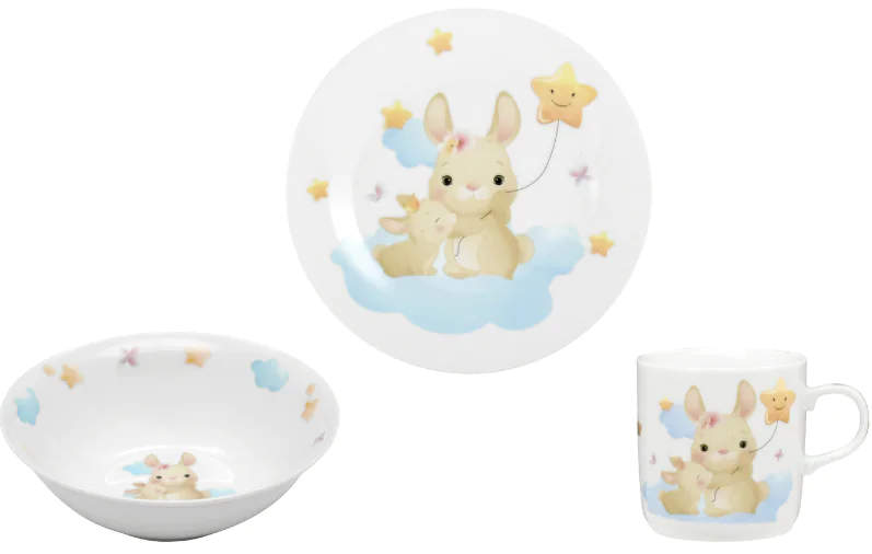 Детская посуда LIMITED EDITION BUNNY C724 3пр