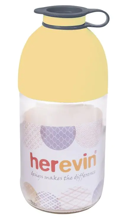 Банка для сипучих HEREVIN Yellow 131381-582 (660мл)