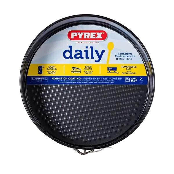 Форма разьемная для выпечки Pyrex Daily DM26BS6/3046 (3.1л/25см)