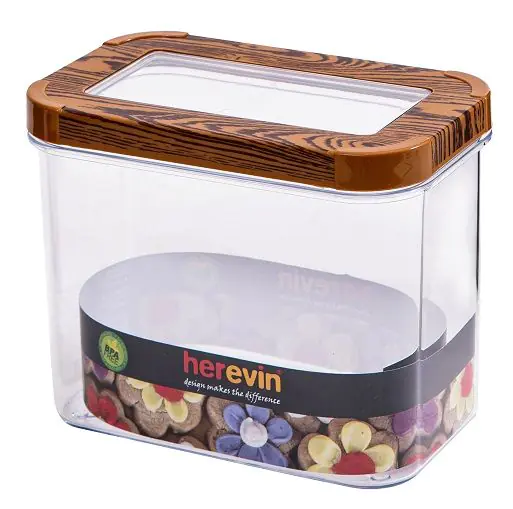 Контейнер HEREVIN WOOD Transparent Lid 161212-003 (1200мл)