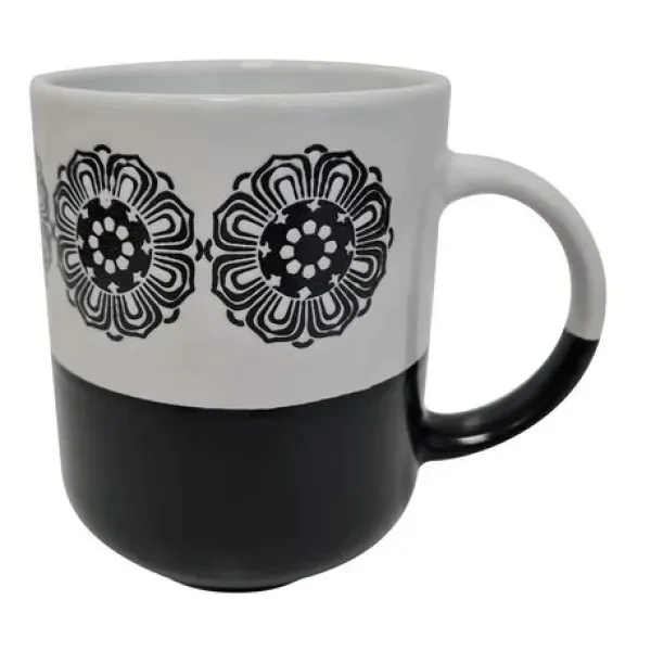 Кружка Milika Black&White Flower M0420-2104-3 (500мл)