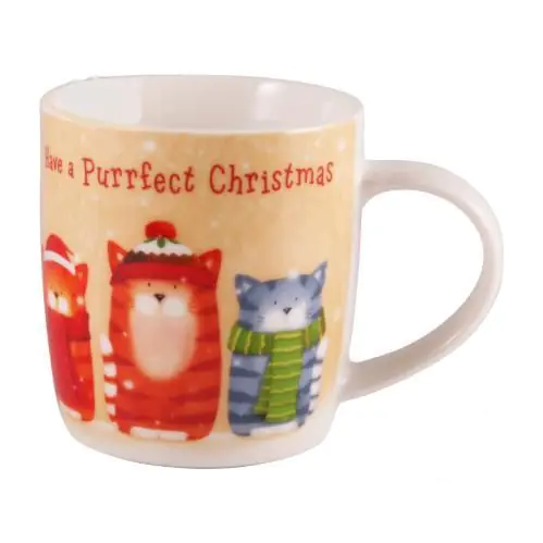 Чашка Milika Purrfect Christmas M0520-NY13 (390мл)