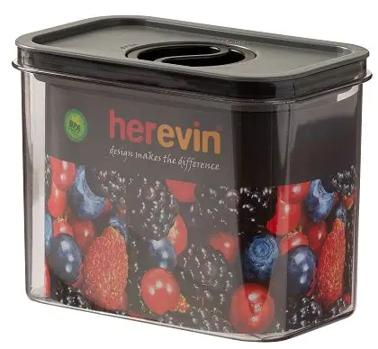 Контейнер HEREVIN Canister-Vacuum Lid-Black 161179-012 (1200мл)