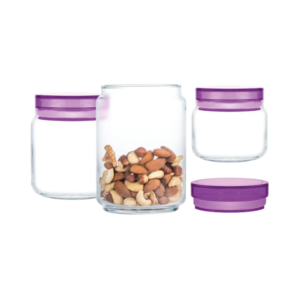 Банки для сыпучих Luminarc Jar Colorlicious Q6148 3шт