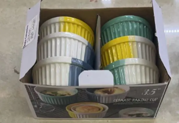 Набір порційних форм для запікання LED Ramekin Color B010817 (150мл) 6шт