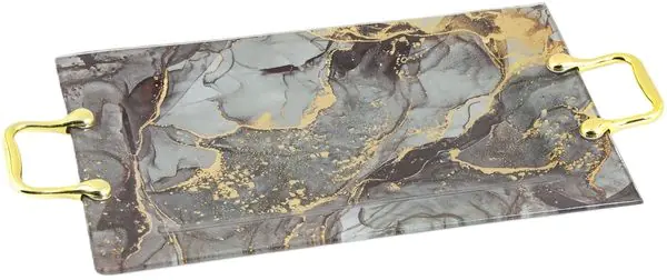 Блюдо VIVA MARBLE ROCK S3235-CC105 (35см)