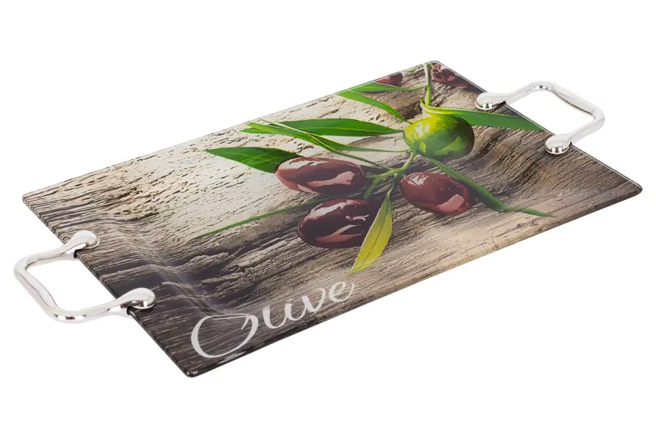 Блюдо с ручками VIVA OLIVES S3235-Q007 (35см)