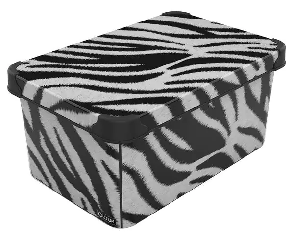 Коробка для зберігання Qutu Style Box Zebra (10л)