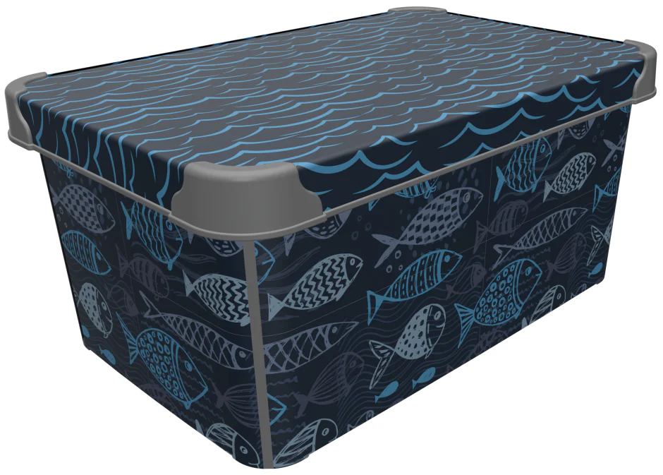 Коробка для хранения QUTU STYLE BOX OCEAN LIFE (10л)