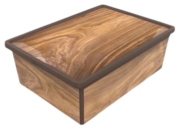 Коробка для хранения QUTU TREND BOX WOOD (25л)