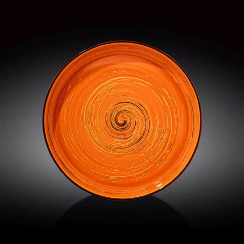 Тарілка Wilmax Spiral Orange WL-669320/A (28 см)