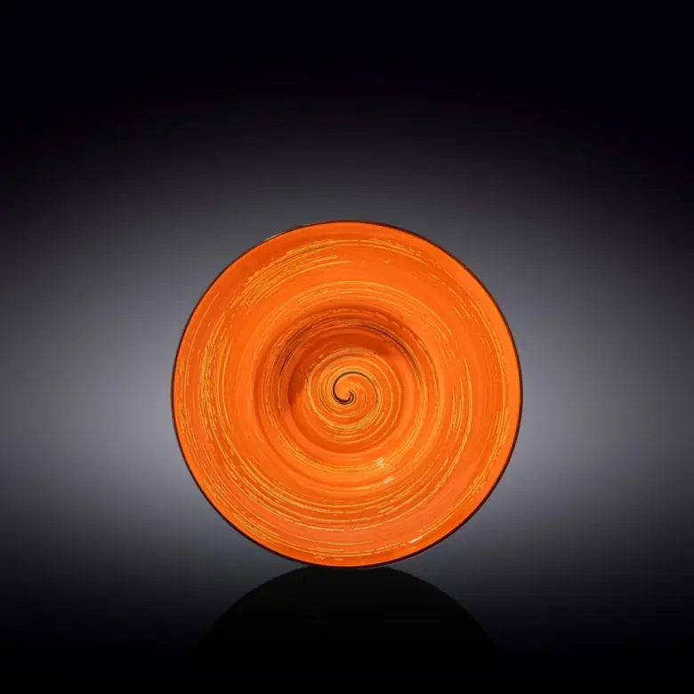 Тарелка глубокая Wilmax Spiral Orange WL-669322 / A (20см/800мл)