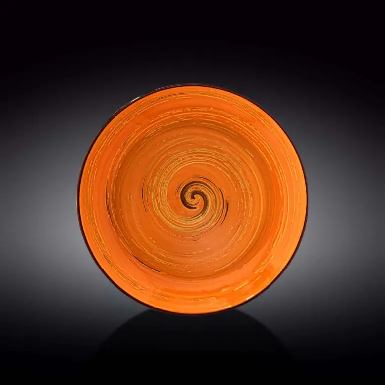 Тарелка глубокая Wilmax Spiral Orange WL-669327 / A (25.5см/350мл)