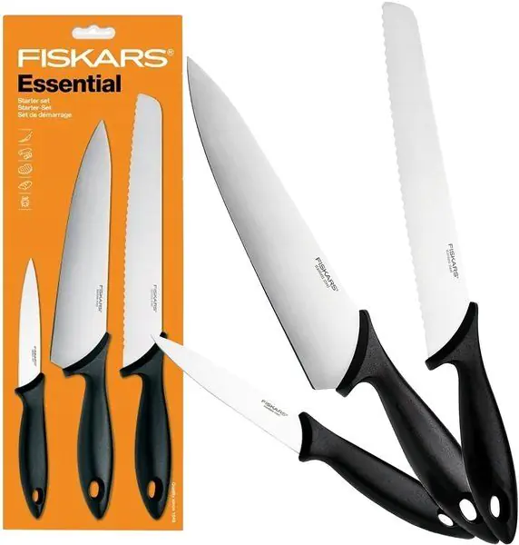 Набір ножів Fiskars Essential Starter 1023784 3пр.