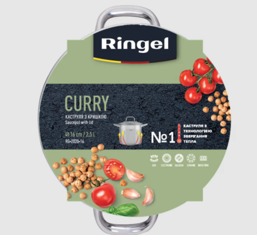 Кастрюля RINGEL Curry RG-2020-16* (2.5л/16см)