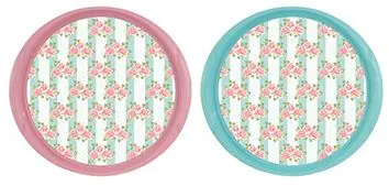 Поднос сервировочный HEREVIN Tray-Blue&Pink Mix 161061-802 (33см)