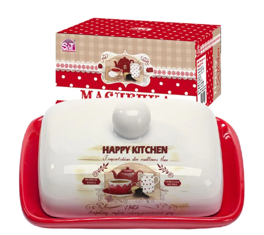 Маслянка Happy Kitchen S&T 3397-11 (17см)