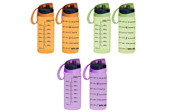 Бутылка для воды HEREVIN Water Level Purple 161646-113 (1000мл)