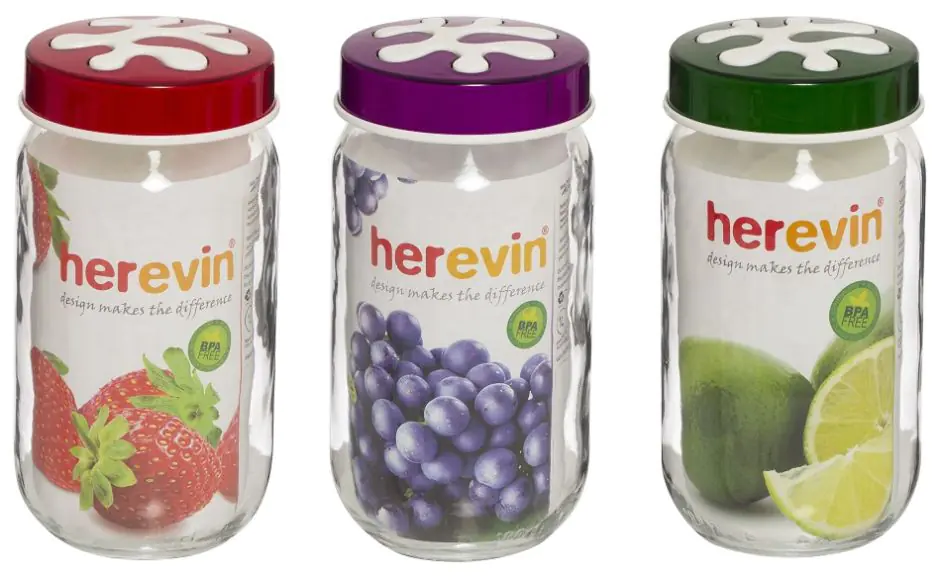 Банка для сипучих HEREVIN Canister-Mix Colour 135377-000 (1000мл)