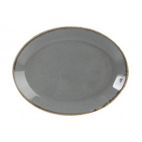 Тарелка овальная Porland Seasons Dark Grey 112131/DG (31см)