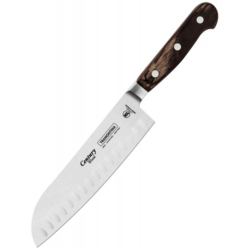 Нож Сантоку TRAMONTINA CENTURY WOOD 21542/197 (178мм)