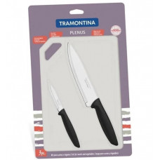 Набор ножей с досточкой TRAMONTINA PLENUS 23498/014 3пр