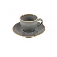 Чашка кофейная Porland Seasons Dark Gray 312109 DG (80мл)