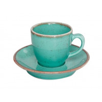 Чашка кофейная Porland Seasons Turquoise 312109 T (80мл)