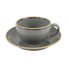 Чашка чайная Porland Seasons Dark Gray 322125 DG (207мл)