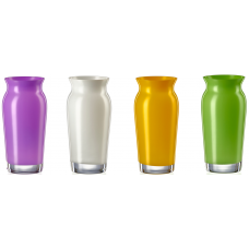 Набор ваз для цветов BOHEMIA Crystal Adela B81533 (12см) 4шт