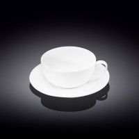 Чашка с блюдцем Wilmax WL-993232 / AB (180мл)