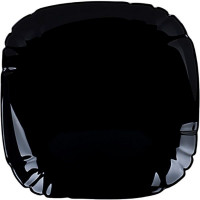 Тарелка глубокая квадратная Lotusia Black Luminarc P7064  (20.5см)