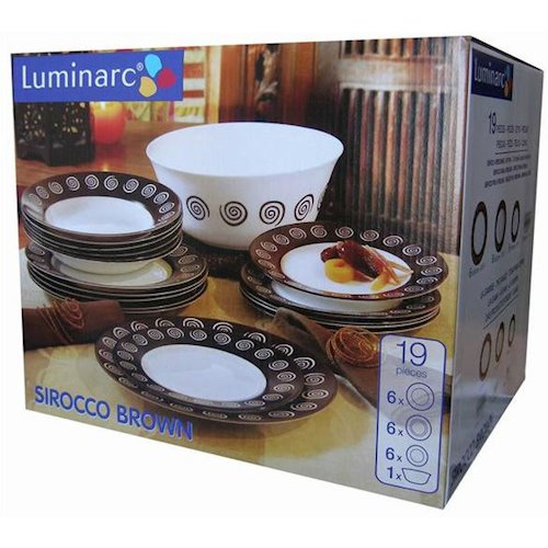 Сервиз Luminarc Sirocco Brown N4867 19пр