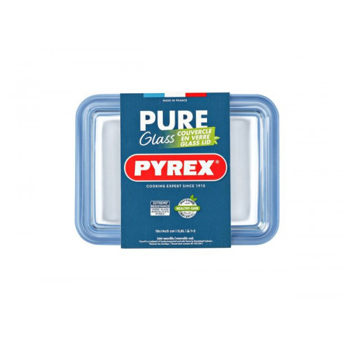 Форма для запекания с крышкой Pyrex Pure Glass 243A000 (2.7л)