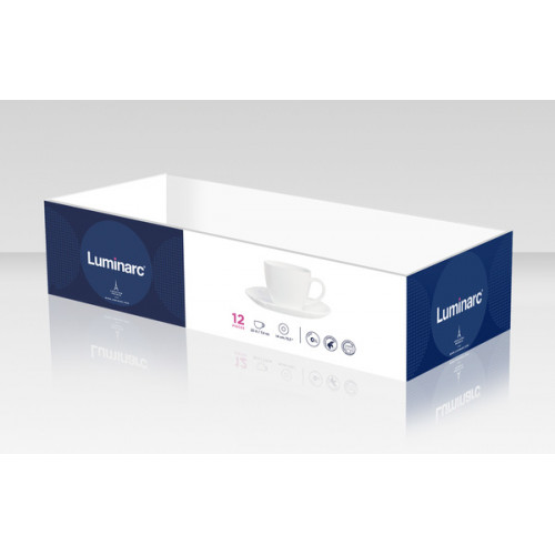 Чайный сервиз Luminarc Carine White Q0881 (220мл) 12пр