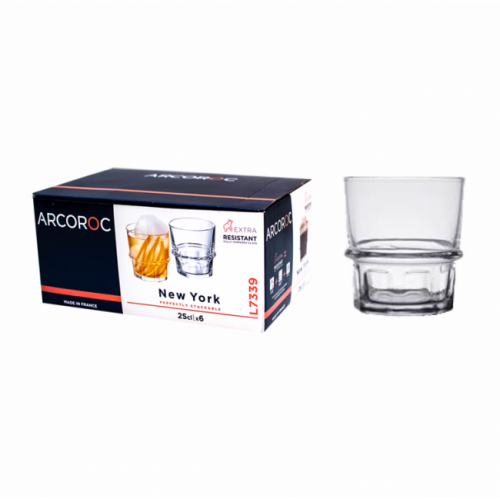 Набор низких стаканов Arcoroc New York L7339 (250мл) - 6шт