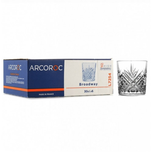 Набор низких стаканов Arcoroc Broadway L7254 (300мл) - 6шт