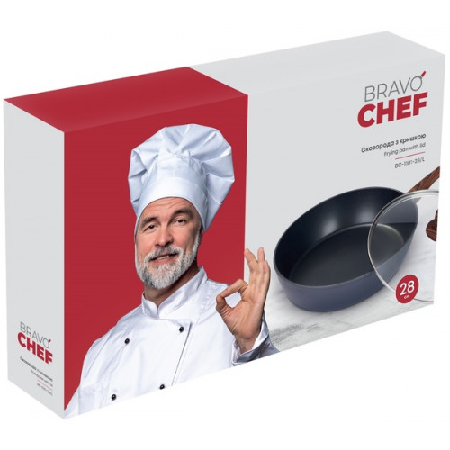 Сковорода глубокая Bravo Chef BC-1101-28/L (28см)