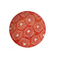 Тарелка обеденная круглая Astera Kushi Red A0680-KR11 (27 см)
