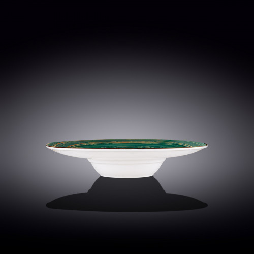 Тарелка глубокая Wilmax Spiral Green WL-669526 / A (27 см)