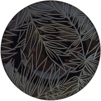 Тарелка десертная круглая Astera Tropical Black A0670-TB002 (20 см)