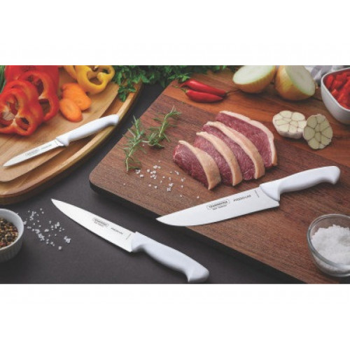 Кухонный нож для мяса Tramontina Profissional Master White 24607/188 (203мм)
