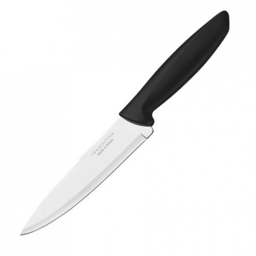 Кухонный поварской нож Tramontina Plenus Chef Black 23426/107 (178мм)