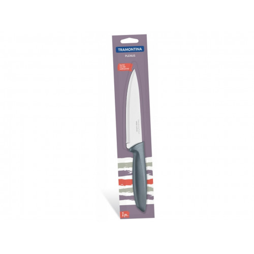 Кухонный поварской нож Tramontina Plenus Chef Grey 23426/166 (152мм)