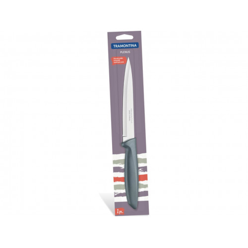 Кухонный разделочный нож Tramontina Plenus Grey 23424/166 (152мм)