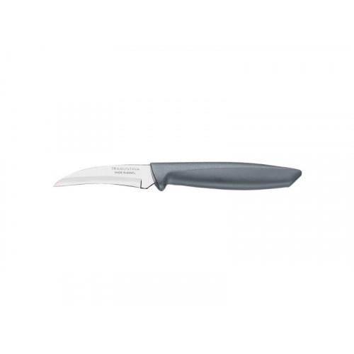 Кухонный шкуросъемный нож Tramontina Plenus Grey 23419/163 (76мм)